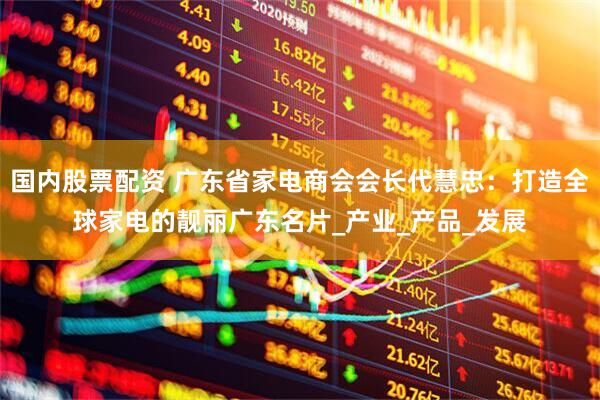 国内股票配资 广东省家电商会会长代慧忠：打造全球家电的靓丽广东名片_产业_产品_发展