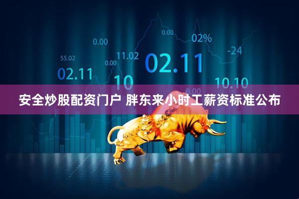 安全炒股配资门户 胖东来小时工薪资标准公布